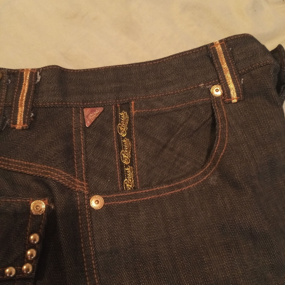 Parish brand denim blue jeans